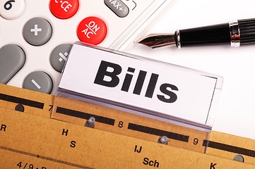 Image showing bills