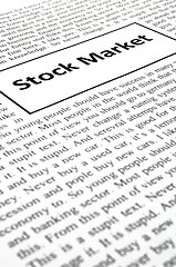 Image showing stock market