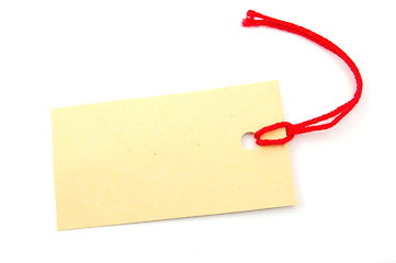 Image showing blank price tag