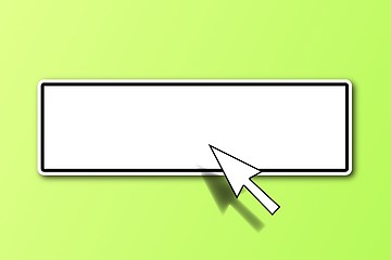 Image showing blank button