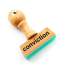 Image showing conviction