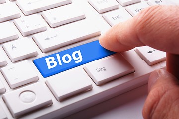 Image showing blog key