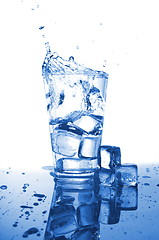 Image showing tumbler of fresh water