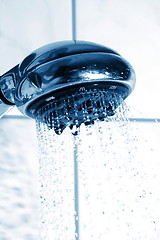 Image showing shower and water