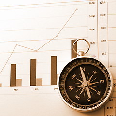 Image showing business compass