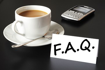 Image showing faq