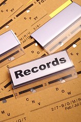 Image showing records