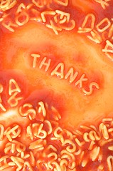 Image showing thank you