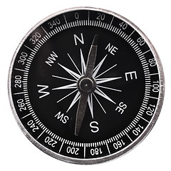 Image showing compass and white copyspace