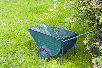 Image showing wheelbarrow