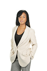Image showing Confident black businesswoman