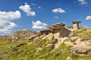 Image showing Badlands in Alberta, Canada