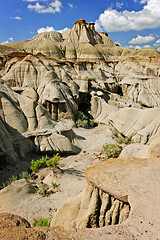 Image showing Badlands in Alberta, Canada