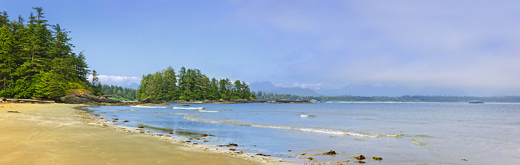 Image showing Coast of Pacific ocean, Vancouver Island, Canada