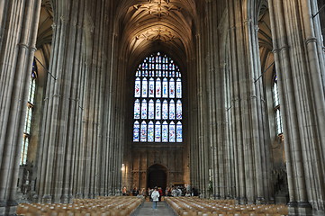 Image showing Canterbury Cathedral in England