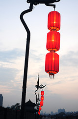 Image showing Red lanterns