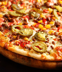 Image showing Mexican pizza