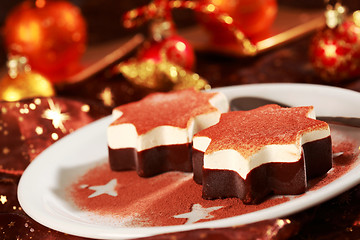 Image showing Dessert for Christmas