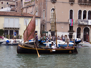 Image showing Historical Regatta of Venice