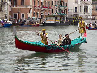 Image showing Historical Regatta of Venice