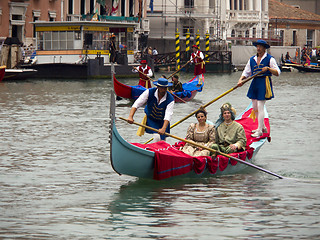 Image showing Historical Regatta of Venice