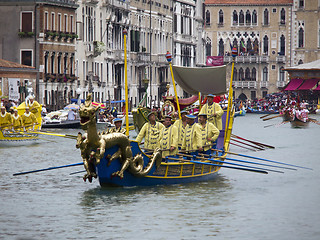 Image showing Historical Regatta of Venice