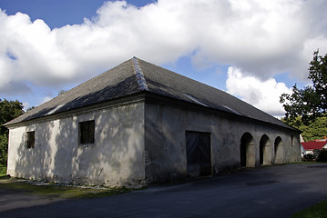 Image showing Building of a stable