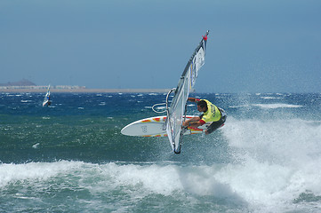 Image showing Wind surfing