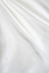 Image showing Smooth elegant white silk 