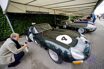 Image showing Vintage racer car