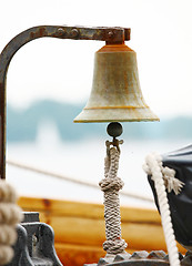 Image showing Bell on sailing ship