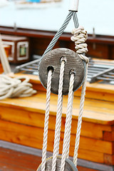 Image showing ship rigging