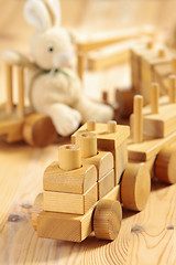 Image showing wooden toys