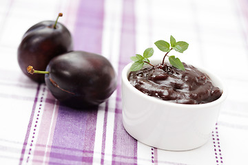 Image showing plum jam