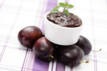 Image showing plum jam