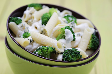 Image showing penne with broccoli