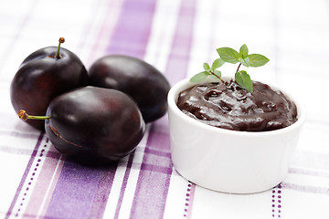 Image showing plum jam