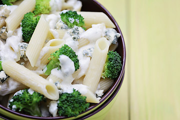 Image showing penne with broccoli