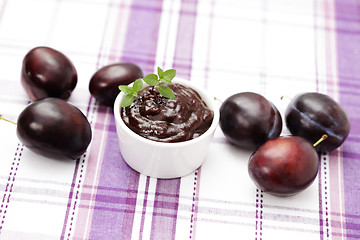 Image showing plum jam