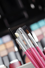 Image showing make-up brushes