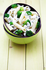 Image showing penne with broccoli