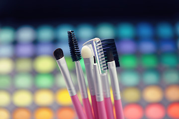 Image showing make-up brushes