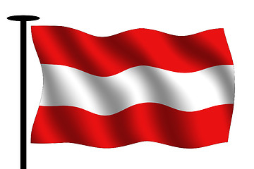 Image showing Flag of Austria