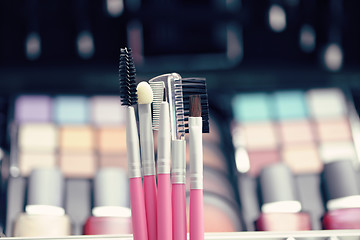 Image showing make-up brushes