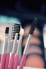 Image showing make-up brushes