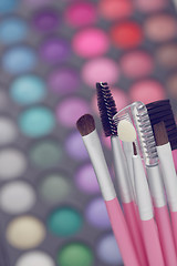 Image showing make-up brushes