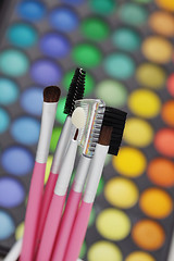 Image showing make-up brushes