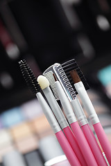 Image showing make-up brushes