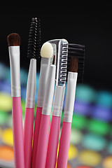 Image showing make-up brushes