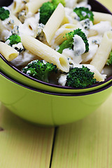 Image showing penne with broccoli